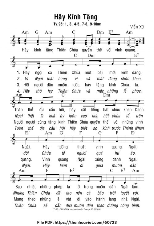 Hãy kính tặng - Viễn Xứ - trang 1