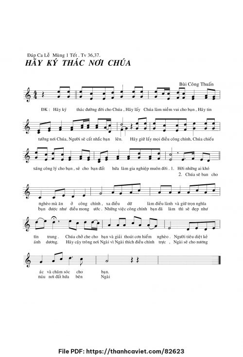 Hãy ký thác nơi Chúa - Bùi Công Thuấn - trang 1