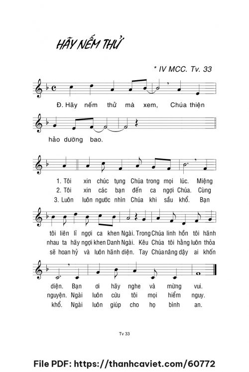 Hãy nếm thử - Lm. La Thập Tự - trang 1
