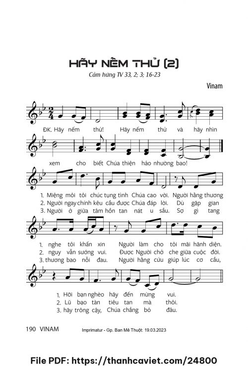 Hãy nếm thử 2 - Vinam - trang 1