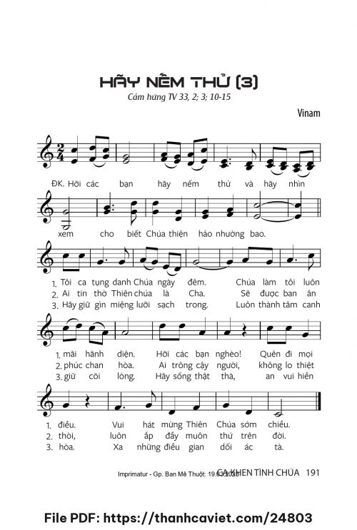 Hãy nếm thử 3 - Vinam - trang 1