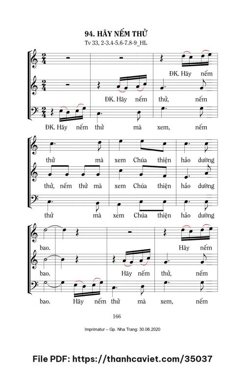Hãy nếm thử [CN4 Mùa Chay C] – - Lm. Mi Trầm - trang 1
