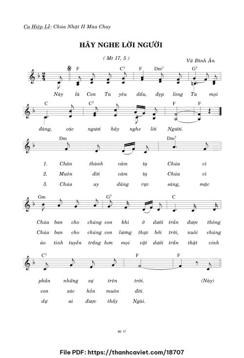 Hãy nghe lời Người - Vũ Đình Ân - trang 1