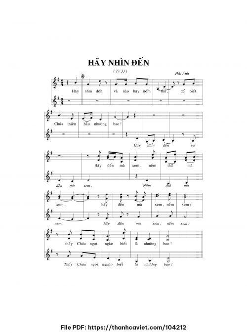 Hãy nhìn đến - Hải Ánh - trang 1