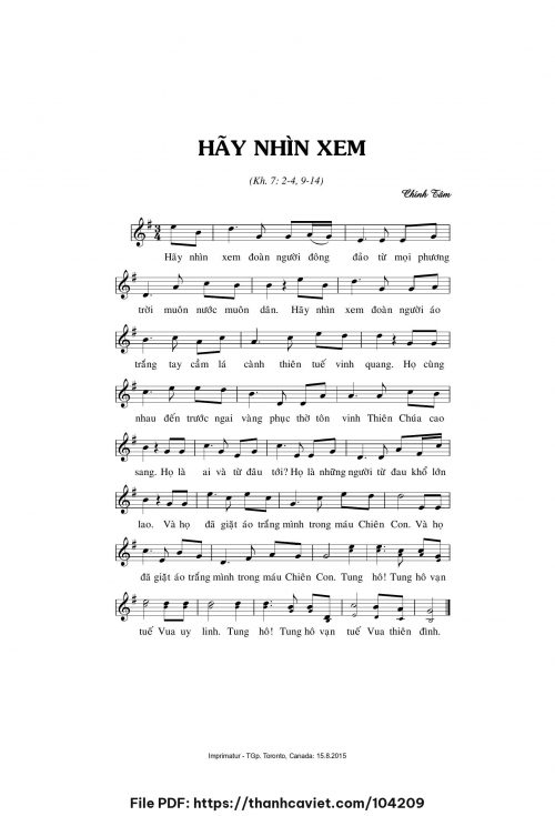 Hãy nhìn xem - Chính Tâm - trang 1