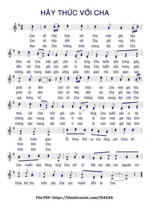 Hãy thức với Cha - Chưa biết - trang 1