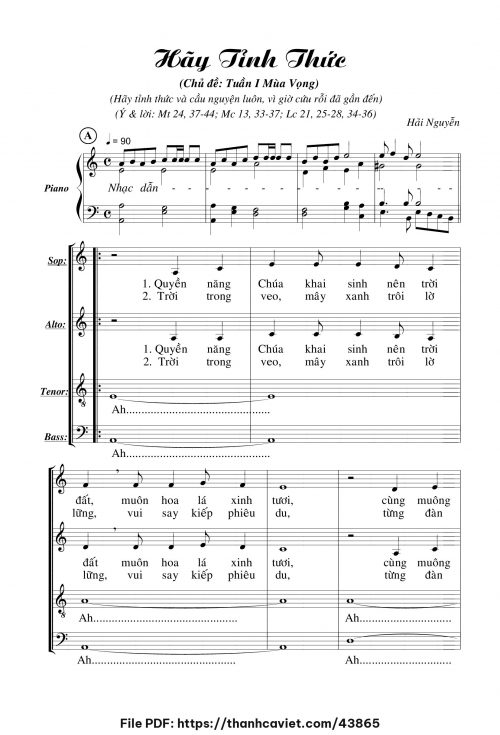 Hãy tỉnh thức - Hải Nguyễn - trang 1