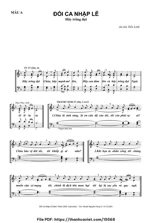 Hãy trông đợi - Tiến Linh - trang 1