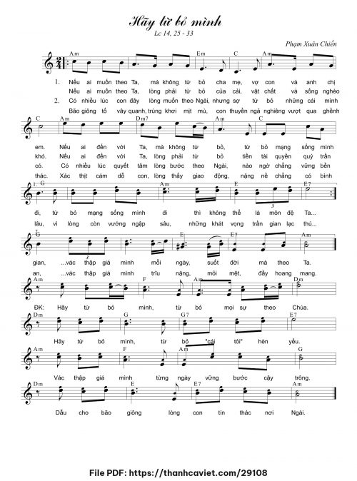 Hãy từ bỏ mình - Phạm Xuân Chiến - trang 1