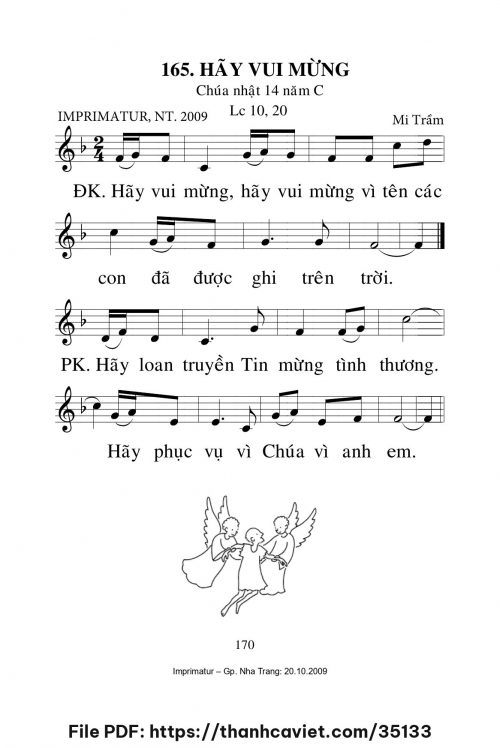 Hãy vui mừng [CN14 TNC] – - Lm. Mi Trầm - trang 1
