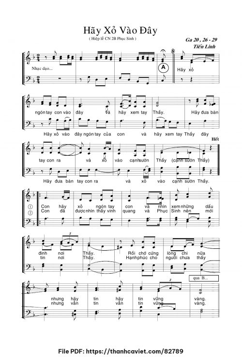 Hãy Xỏ Vào Đây - Tiến Linh - trang 1