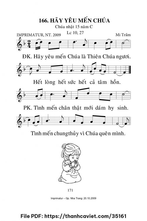 Hãy yêu mến Chúa [CN15 TNC] – - Lm. Mi Trầm - trang 1