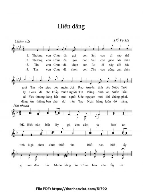 Hiến dâng - Đỗ Vy Hạ - trang 1