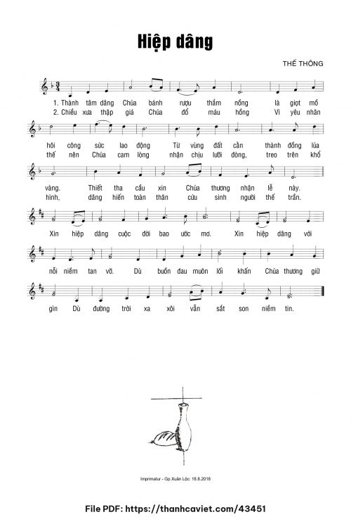 Hiệp dâng - Thế Thông - trang 1