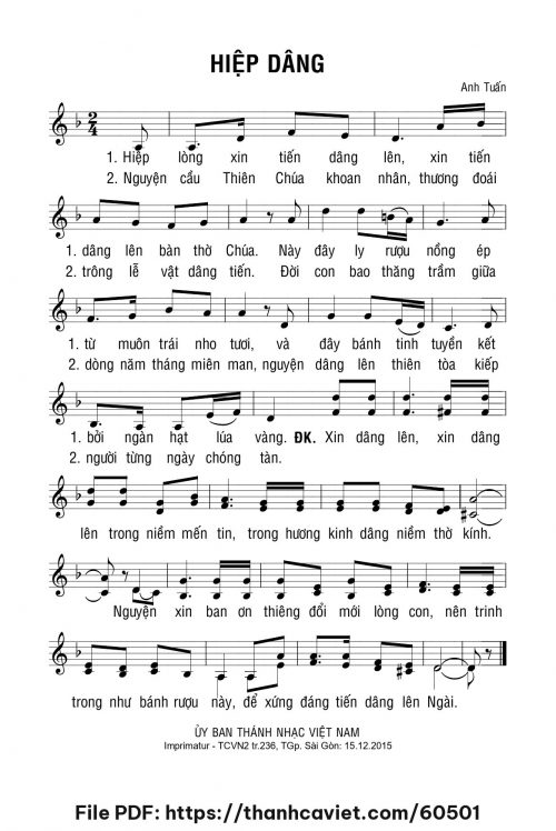 Hiệp dâng - Anh Tuấn - trang 1