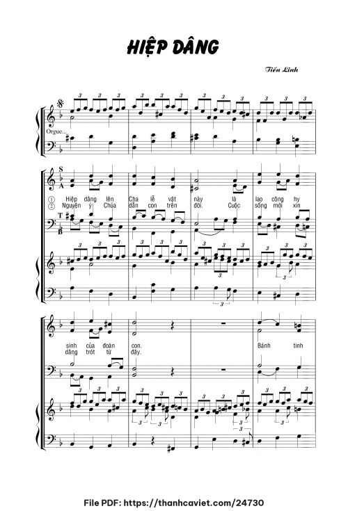 Hiệp dâng - Tiến Linh - trang 1