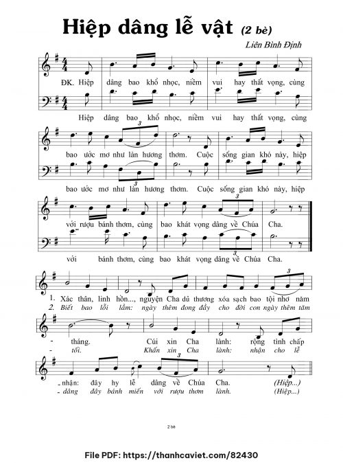 Hiệp dâng lễ vật - Liên Bình Định - trang 1