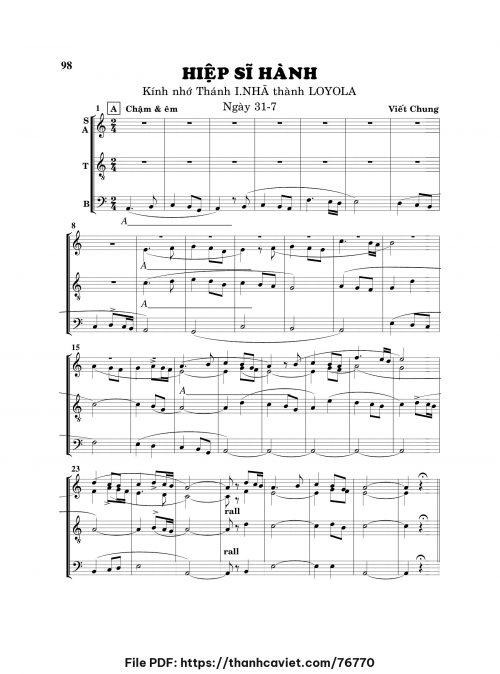 Hiệp sĩ hành - Viết Chung - trang 1