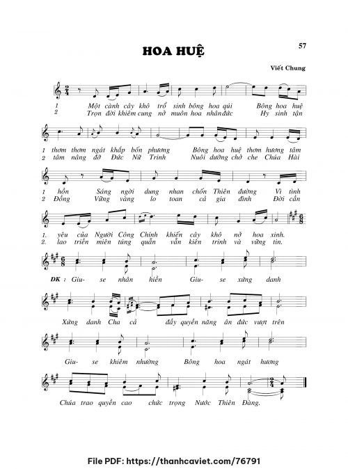 Hoa huệ - Viết Chung - trang 1