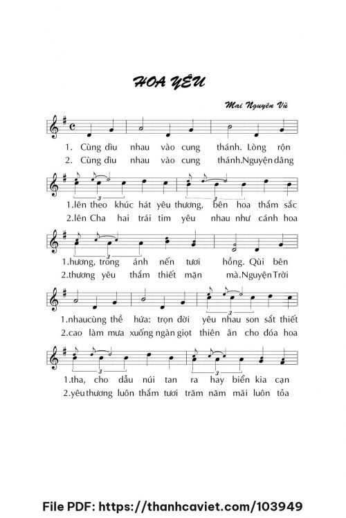 Hoa yêu - Mai Nguyên Vũ - trang 1