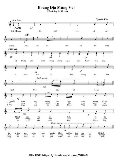Hoang địa mừng vui - Nguyên Kha - trang 1