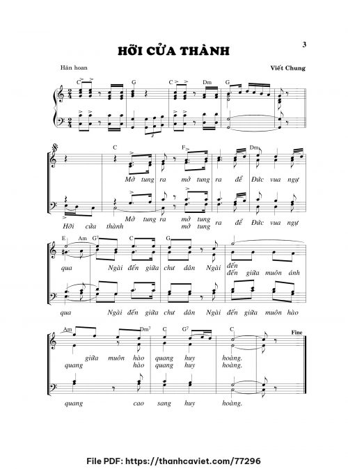 Hỡi cửa thành - Viết Chung - trang 1