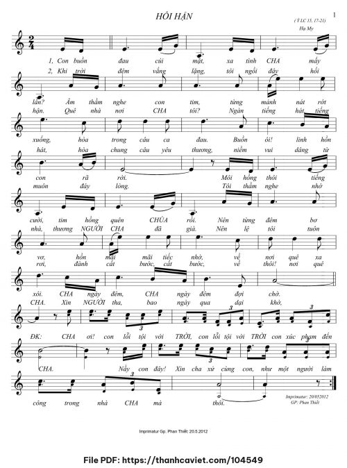 Hối hận - Hạ My (Phương Nhạn) - trang 1