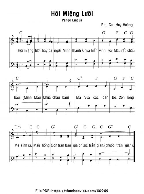 Hỡi miệng lưỡi - Cao Huy Hoàng - trang 1