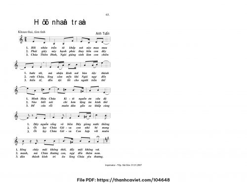 Hỡi nhân trần - Anh Tuấn - trang 1