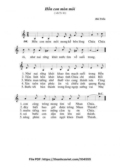 Hồn con mòn mỏi - Hải Triều - trang 1