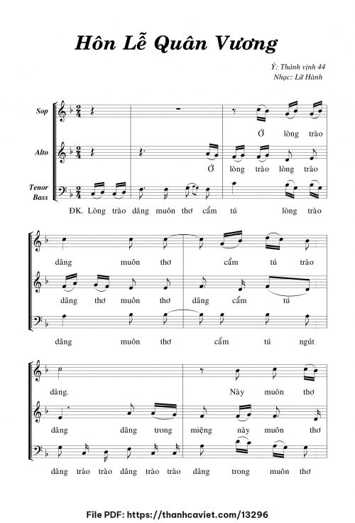 Hôn lễ Quân Vương - Lữ Hành - trang 1