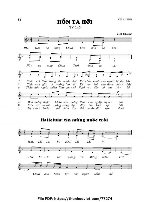 Hồn ta hỡi - Viết Chung - trang 1