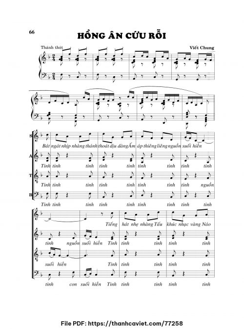 Hồng ân cứu rỗi - Viết Chung - trang 1
