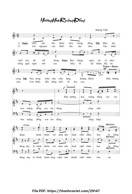 Hương hoa ruộng đồng - Hương Vĩnh - trang 1