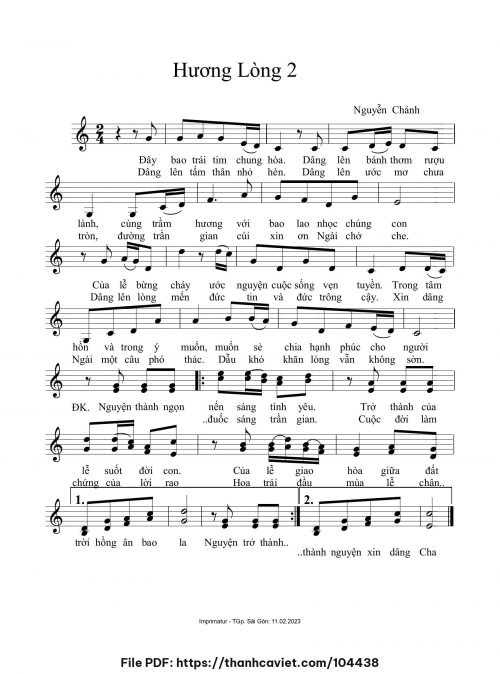 Hương lòng 2 - Nguyễn Chánh - trang 1