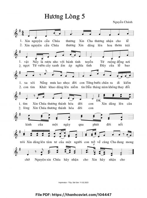 Hương lòng 5 - Nguyễn Chánh - trang 1