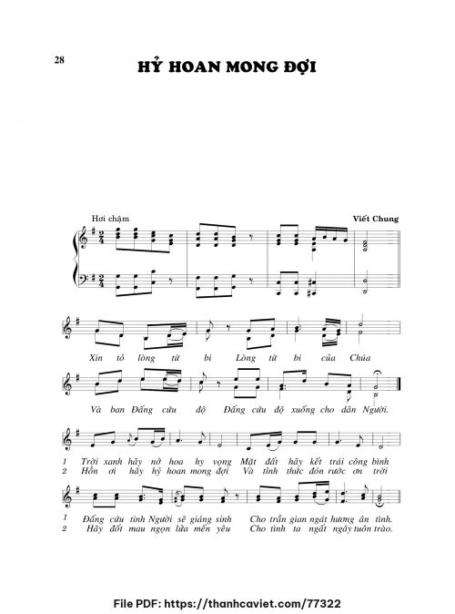 Hỷ hoan mong đợi - Viết Chung - trang 1