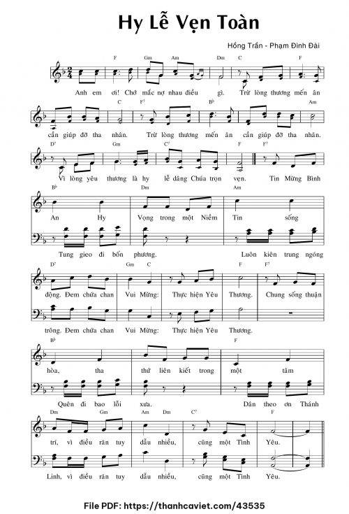 Hy lễ vẹn toàn - Hồng Trần Phạm Đình Đài - trang 1