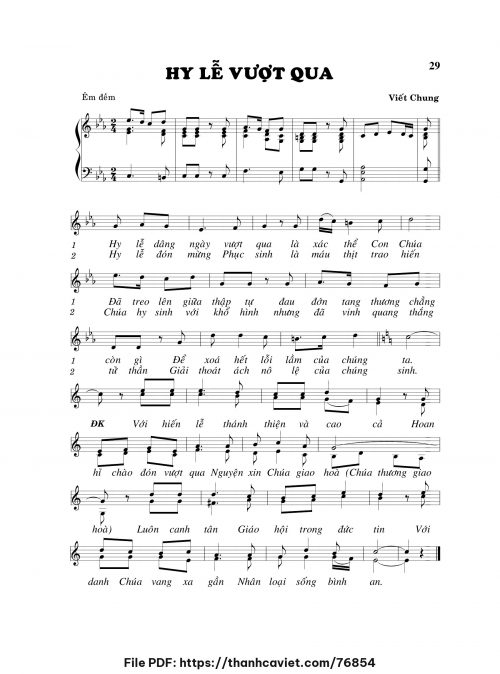 Hy lễ Vượt Qua - Viết Chung - trang 1