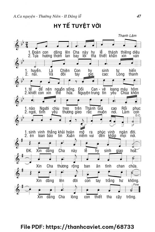 Hy tế tuyệt vời - Thanh Lâm (Song Mộc) - trang 1