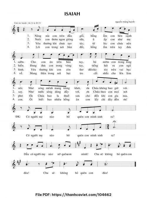Isaiah - Lm. Nguyễn Mộng Huỳnh - trang 1