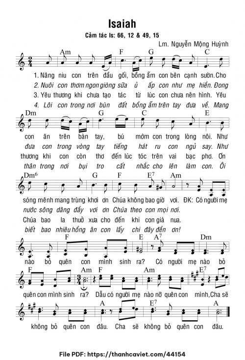 Isaiah - Lm. Nguyễn Mộng Huỳnh - trang 1