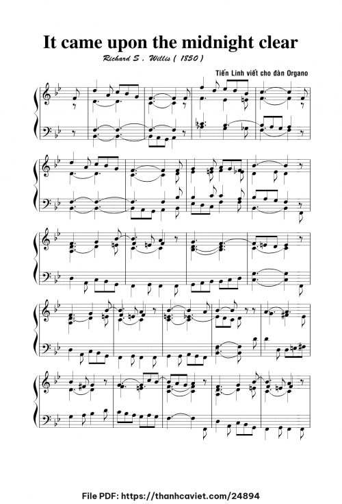 It came upon the midnight clear - Tiến Linh - trang 1