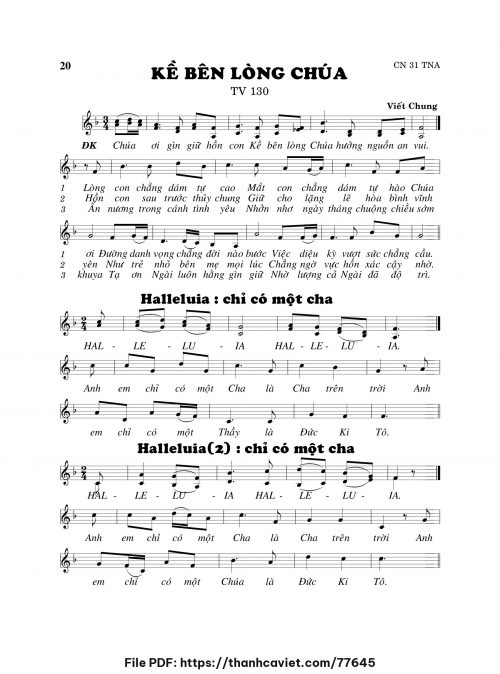 Kề bên lòng Chúa - Viết Chung - trang 1