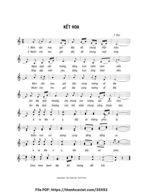 Kết hoa - 7 Thứ - trang 1