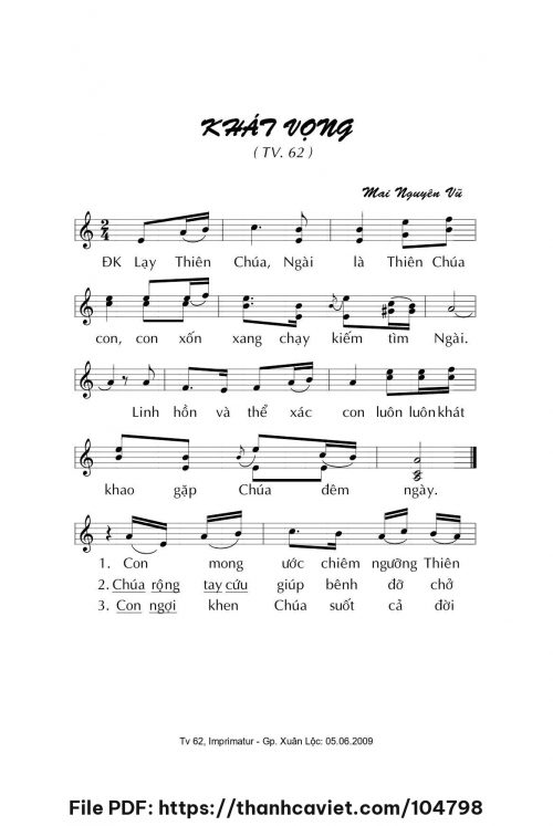 Khát vọng - Mai Nguyên Vũ - trang 1