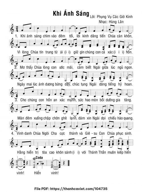 Khi ánh sáng - Hùng Lân - trang 1