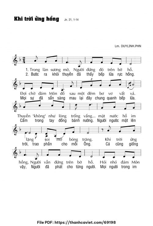 Khi trời ửng hồng - Lm. DUYLINH.PHN - trang 1