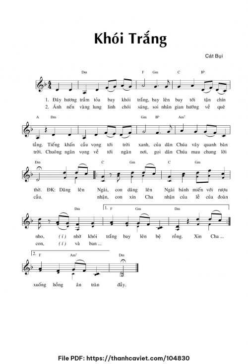 Khói trắng - Cát Bụi - trang 1