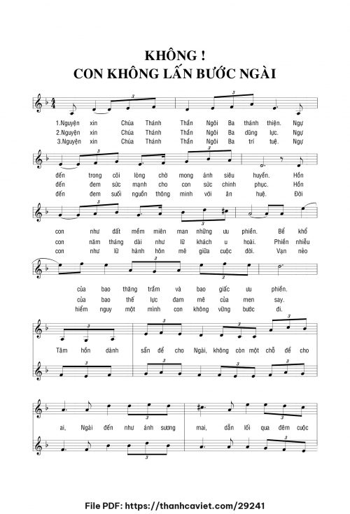 Không! Con không lấn bước Ngài - Ngọc Kôn - trang 1